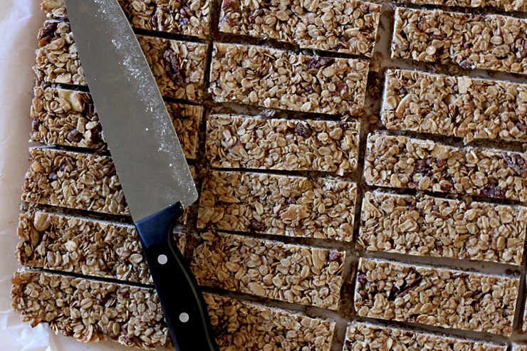Maple Nut Granola Bars Cut Maple Nut Granola Bars Cut