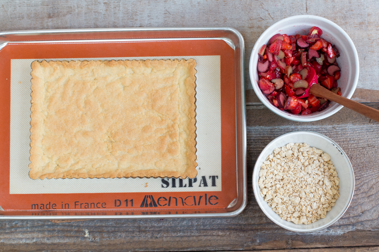 baked crumble shell