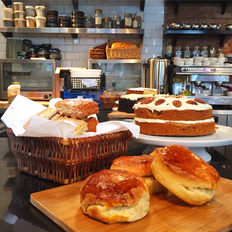 Bakewell Tart at J+A Cafe in the Clerkenwell neighborhood of London