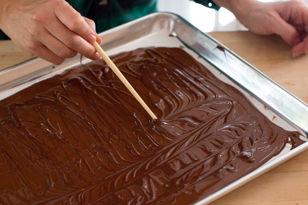 chocolate swirls