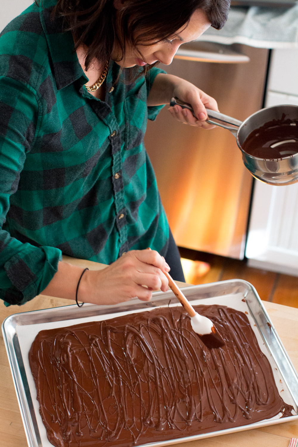 chocolate drizzle