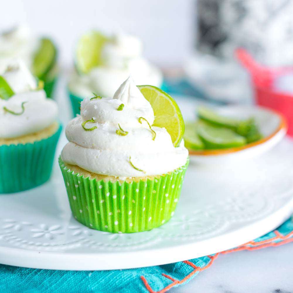 Margarita Cupcakes loaded with lime, tequila and salty goodness. 