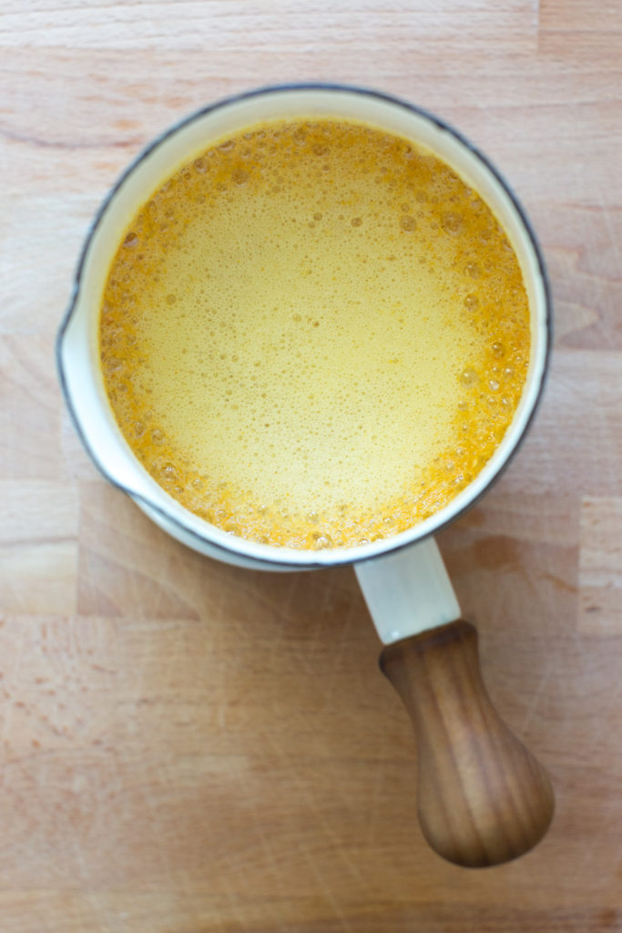 brown butter foam