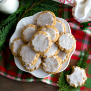 Chinese Five Spice Iced Oatmeal Cookies by Baking The Goods.