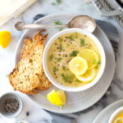 Avgolemono Soup by Baking The Goods