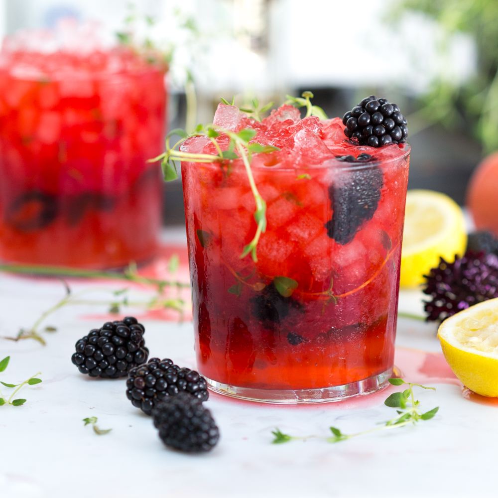 Blackberry Gin Smash by Baking The Goods