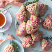 Blood Orange Rosemary Poppy Seed Scones by Baking The Goods