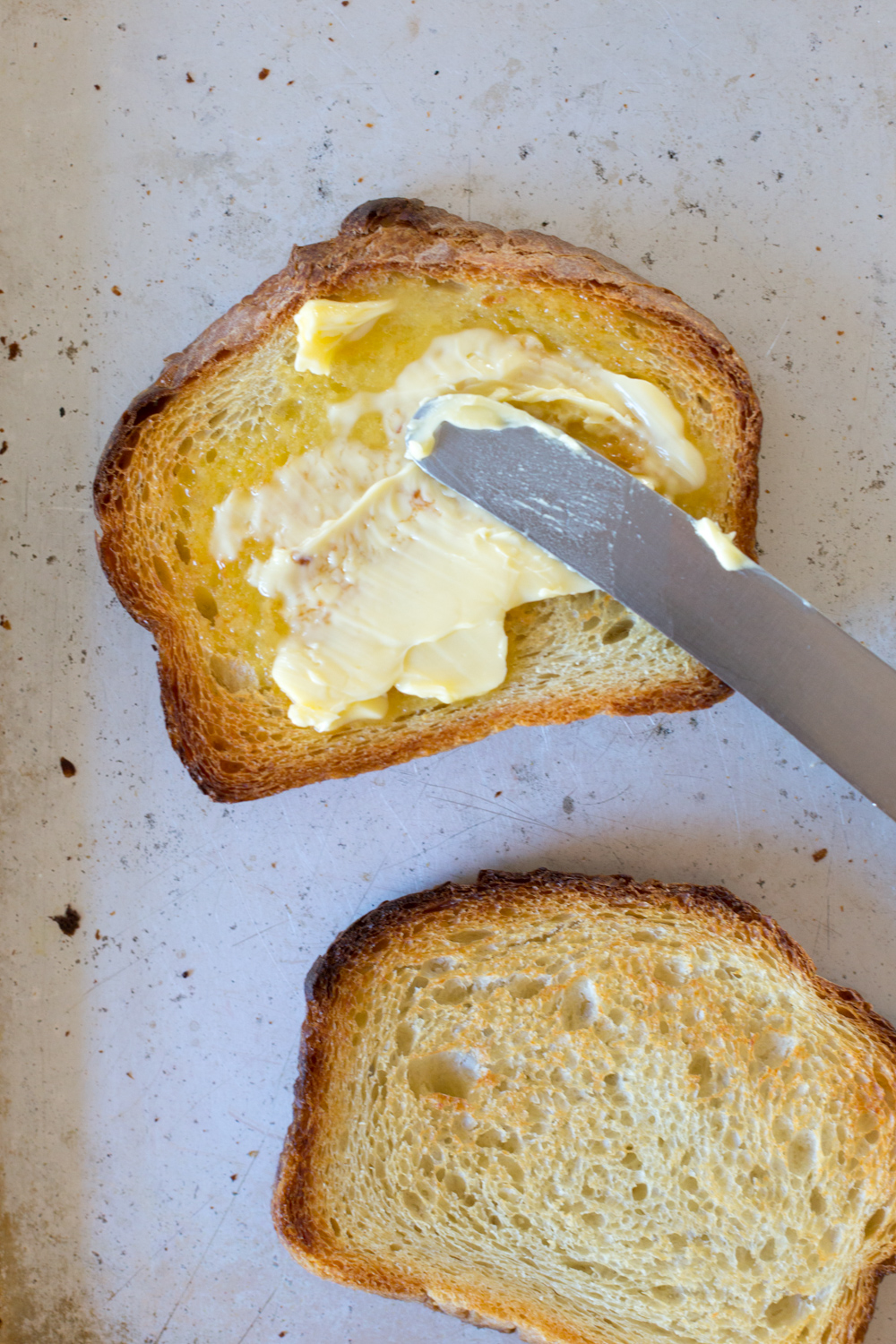 Cinnamon Toast Brûlée spreading butter