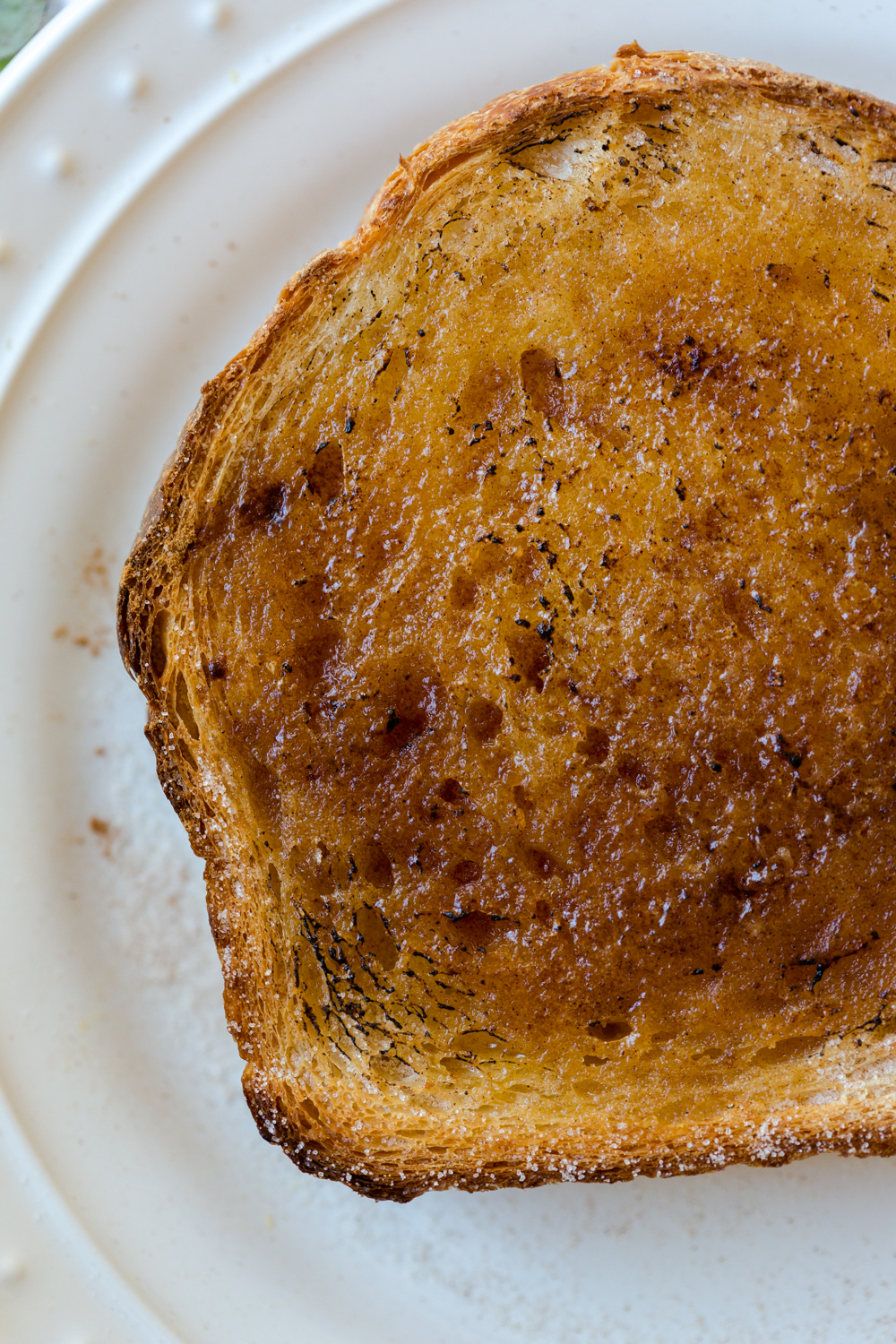 Cinnamon Toast Brûlée close up