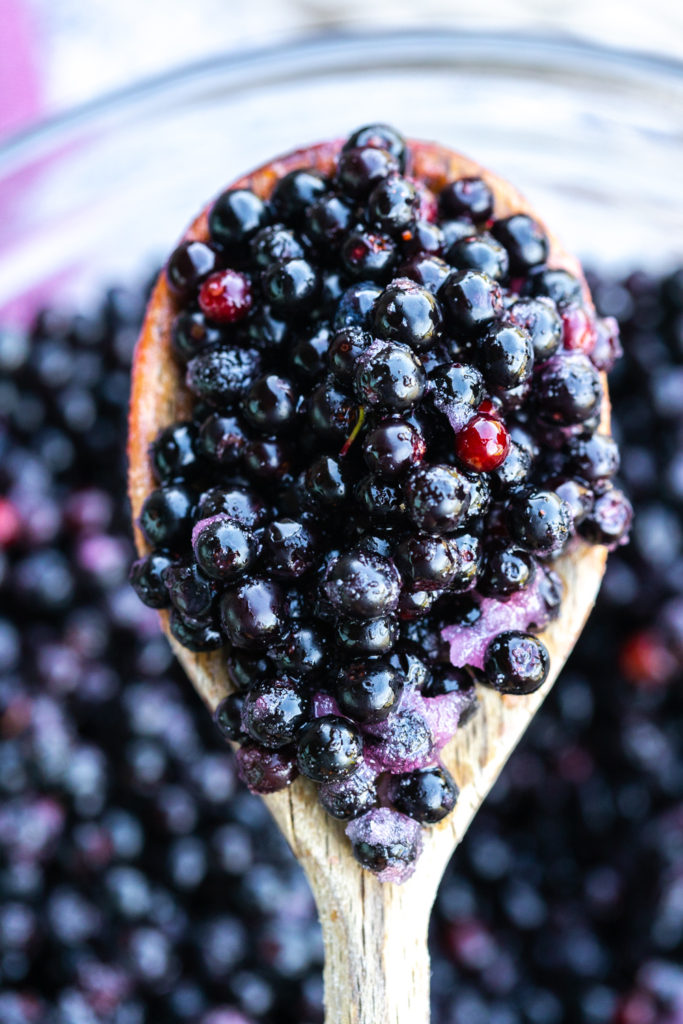 Huckleberry filling