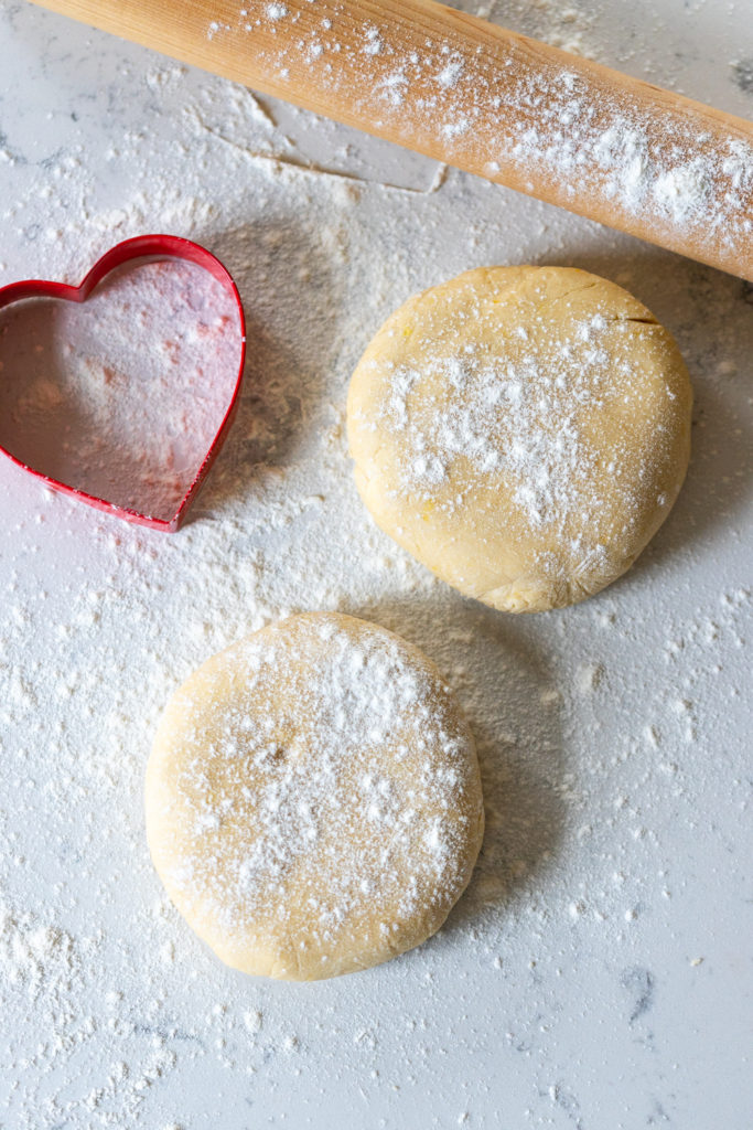 sugar cookie dough disks