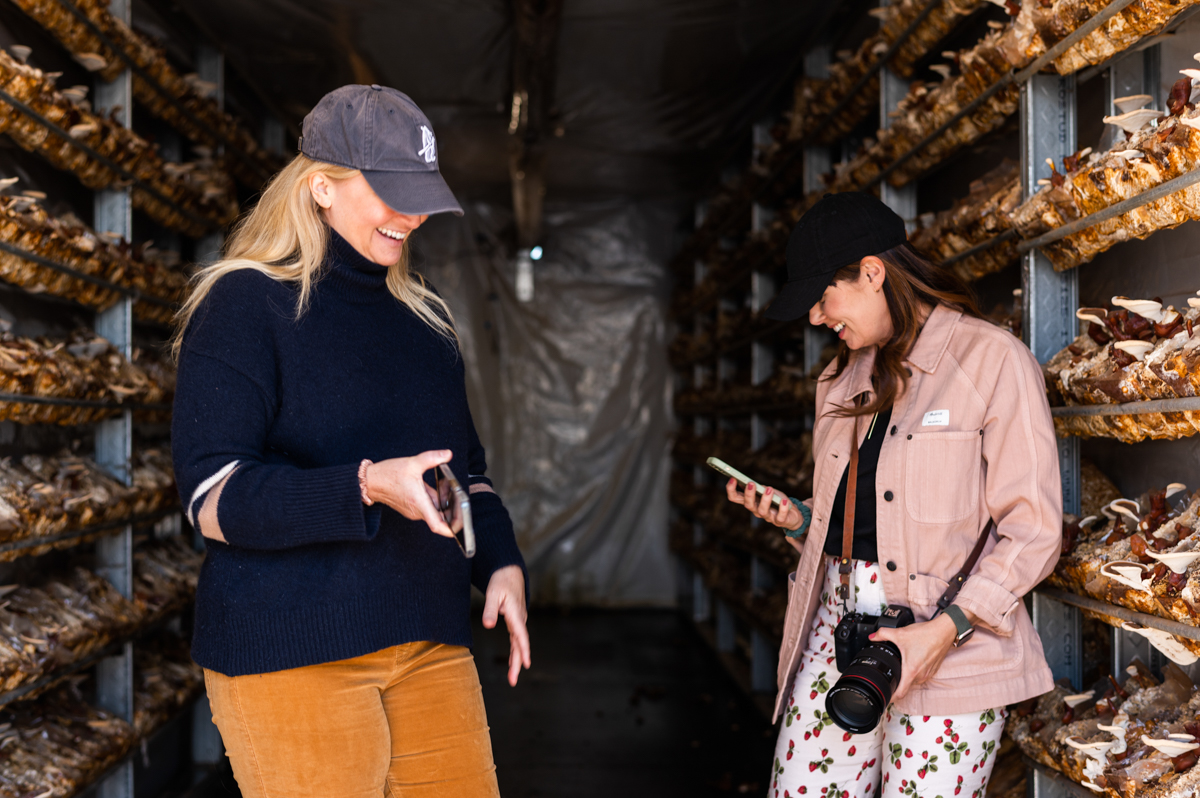 Rebecca & Becky touring Far West Fungi