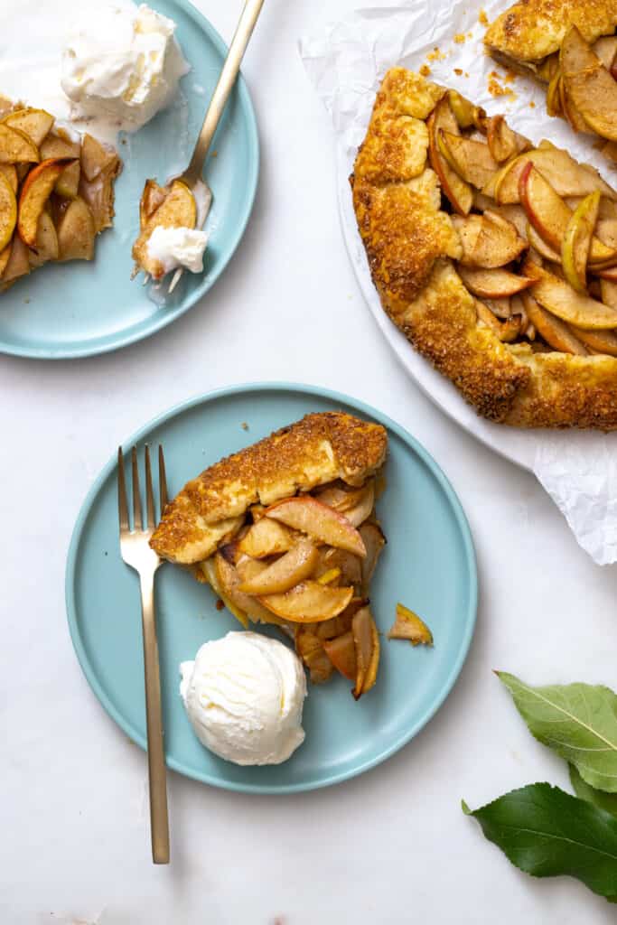 Apple Cheddar Galette by Baking The Goods