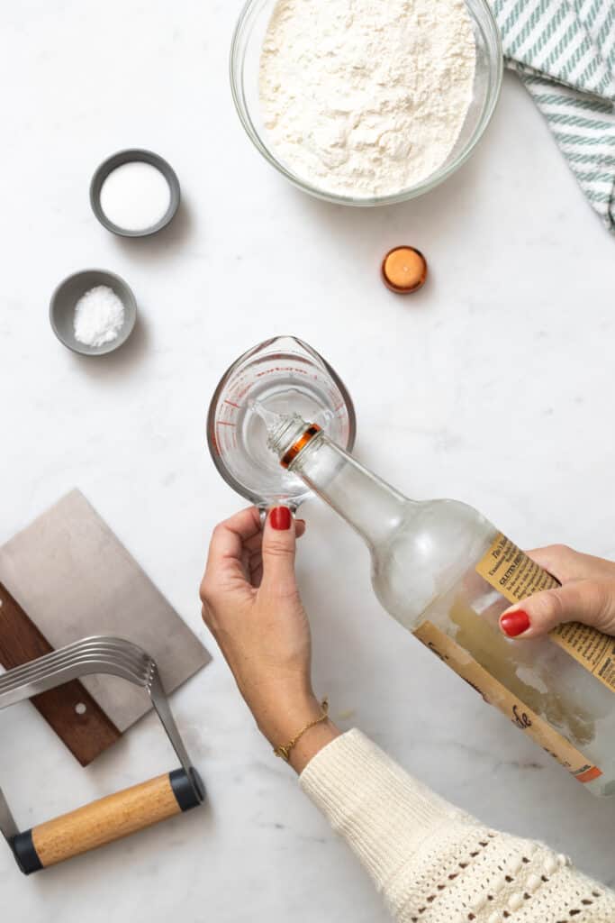 Ice cold vodka