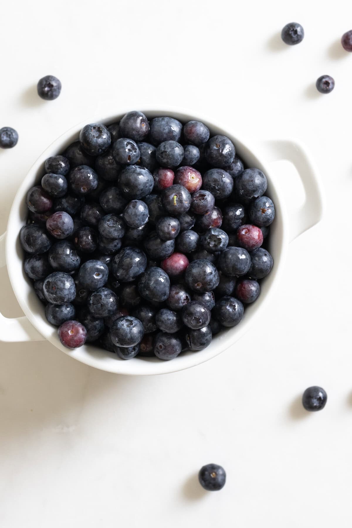 fresh blueberries